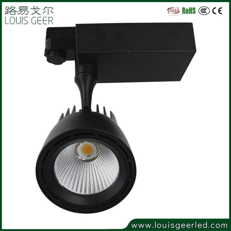 New Design Commercial White and Black Indoor COB LED Track Lamp