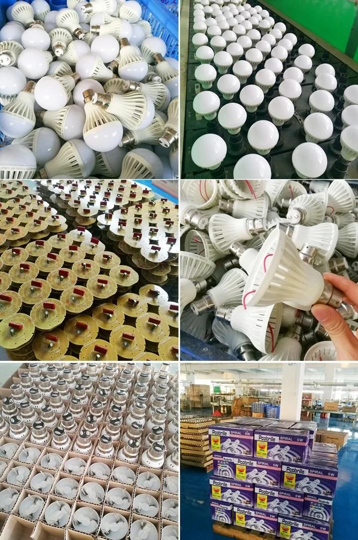 Plastic Aluminum 3W 5W LED Bulb LED Bulb Parts