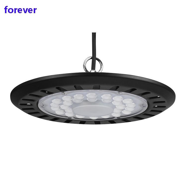 Aluminum Surface Mount, Hanging 100-200W UFO LED Industrial High Bay Light 22000 Lumens