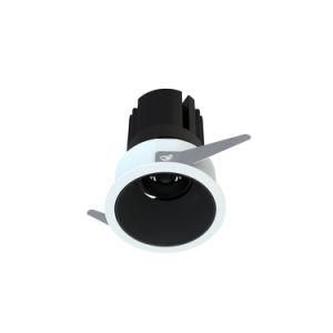 Anti-Glare LED COB 6W Spotlight Recessed Adjustable Spot Light Lamp Ceiling Indoor Lighting Downlight