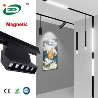 Good Quality Small Size 10W 20W Magnetic COB LED Track Light with Mean Well Drive Power
