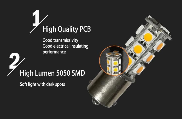 Ba15s Bay15D 1156 LED Bulb 3W Car Light