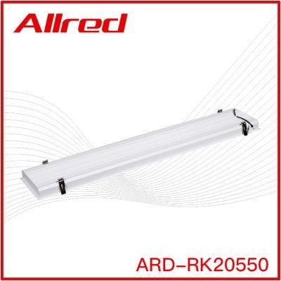 Recessed Profile Linkable Aluminum Channel Ceiling LED Linear Light