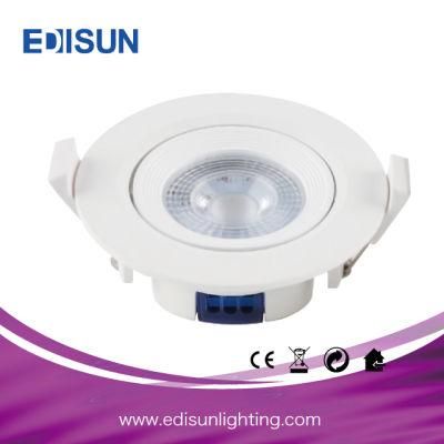 Polished Chrome IP65 Bathroom LED GU10 Recessed Ceiling Spotlights with Driver
