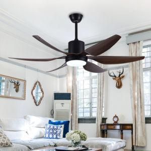 Vintage Ceiling Fan with Light Modern 6 ABS Blades Remote Control DC Motor