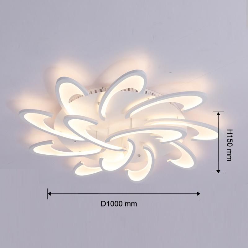 Chandelier Flower Lamp Minimalist LED Ceiling Lighting