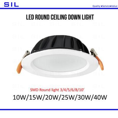 High Quality Patented Die Casting Aluminum Downlight 25W SMD Ceiling Recessed Light LED Down Light