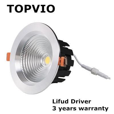 Ce Approved High Brightness COB LED Downlights 100mm 12W/15W/20W/30W