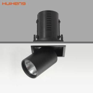 Aluminum Adjustable Ceiling Dimmable 35W COB LED Square Spot Downlight