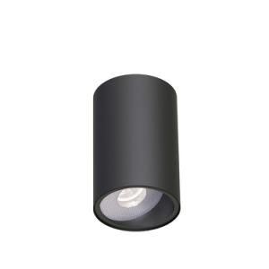 White Black Gray 10W Degree 5000K Round Spot COB Surface Mounted LED Downlight