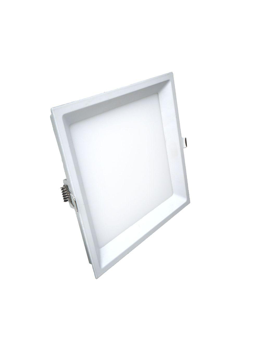 Office Isolate Driver SMD2835 IP44 6W Slim LED Square Round LED Ceiling Light Panel for Home Hospitals Schools Hotels Shopping Malls Supermarkets LED Panellight