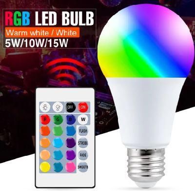 Alexa Tuya WiFi Control RGB Smart WiFi Lighting E27 Bulb