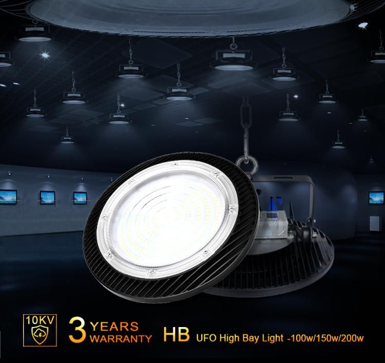 Best Selling Products Explosion Proof Anti Glare Adjustable LED Linear High Bay Light UFO 150W for Industry