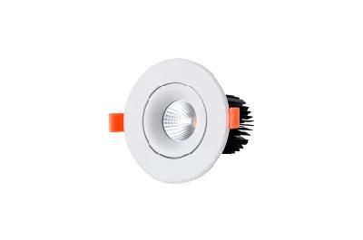 Aluminum LED Downlight Commercial Indoor Ceiling Light 12W