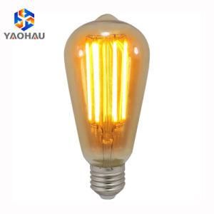 A60 St64 E27 4W 6W 8W Edison LED Filament Bulb