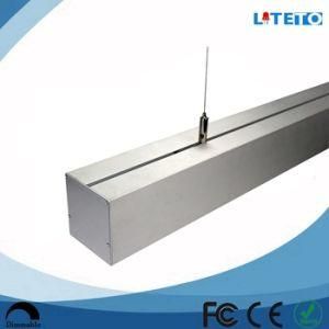Customized Size Rectangular LED Linear Lamp Dimmable 60/90/270 Angle Degree Seamless Linking Interior Lighting