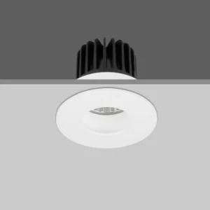 High Quality 85mm Diameter 8W 10W 2700K 3000K 4000K 5000K Triac Dimmable Recessed LED Downlight with Round Hole
