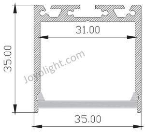 Linear Aluminum LED Profile (35*35mm)