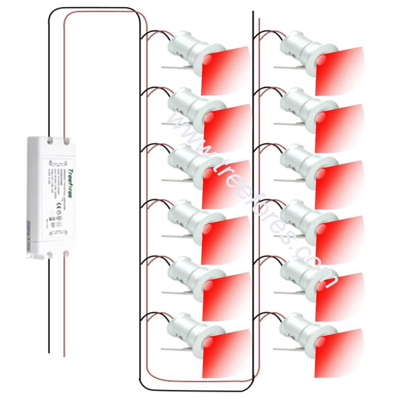 2W 12V-24V D15mm 80ra Cabinet Mini LED Spotlight