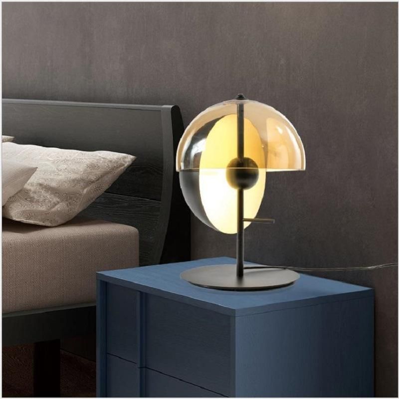 Bedside LED Table Lamps Nordic Postmodern Glass Table Light (WH-MTB-24)