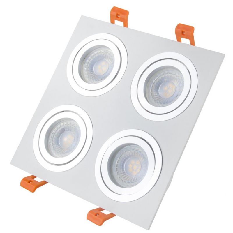 Modern LED Interior Lighting for Hotels Recessed Hot-Selling Downlight Fixture for GU10 LED Bulb