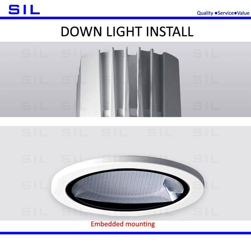 TUV CE RoHS Approved LED Ceiling Downlight Commercial Down Light 15W LED Down Light