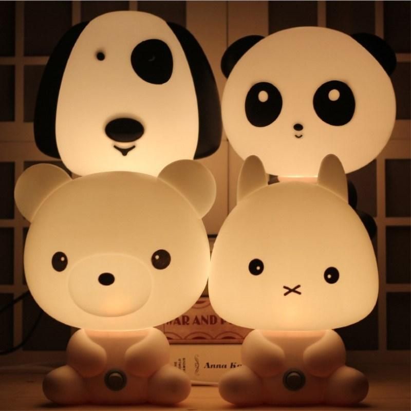 Cartoon Animal Kids Gift Bed Sleeping Night Lamp Night Light