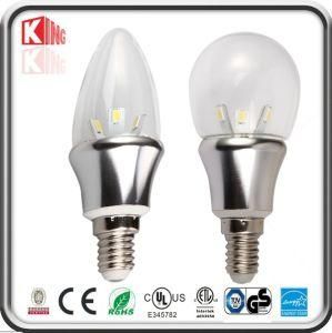 3W Dimmable LED Candle Lamp, E12/E14 LED Bulb