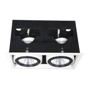 Ce RoHS Architectural Aluminum LED Downlight with Double Head (S-D0038-D)