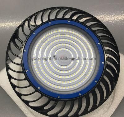 China Supplier 250W Workshop IP65 UFO LED High Bay Light with 5 Years Warranty