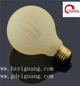 Yellow Cover G80 LED Filament Light, Ce/RoHS/UL