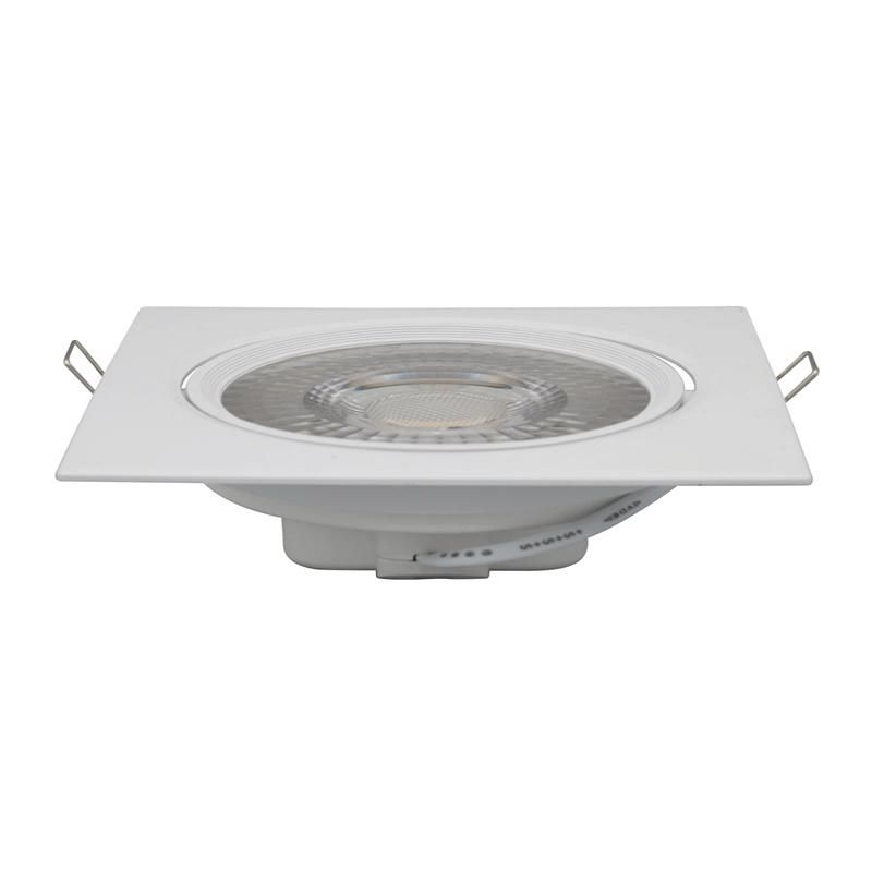 Ce RoHS Approved LED Square Ceiling Light Recessed Downlight Adjustable Light Base 11W LED Bulb Lamp