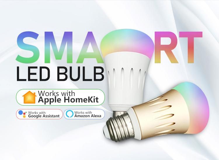 7W RGB Dimmable Smart Bulb for Multiple Applications