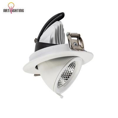 Die-Casting Aluminum Fixture CRI90 COB LED Spot Ceiling Lights