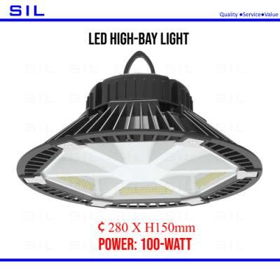 Industrial Lighting Lamp 150lm/W UFO Highbay 100W Anti-Glare LED High Bay Lights