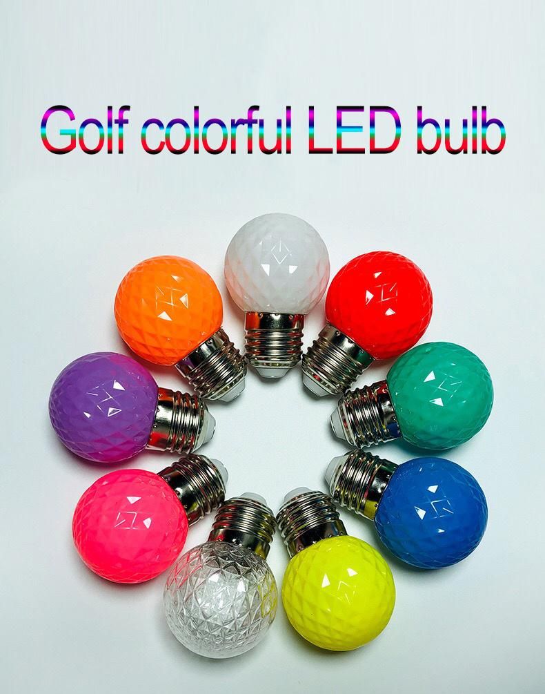 1W 3W G45 Holiday Christmas LED Colorful Light Ball Bulb