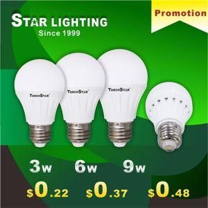 New Plastic A60 6W LED Bulb