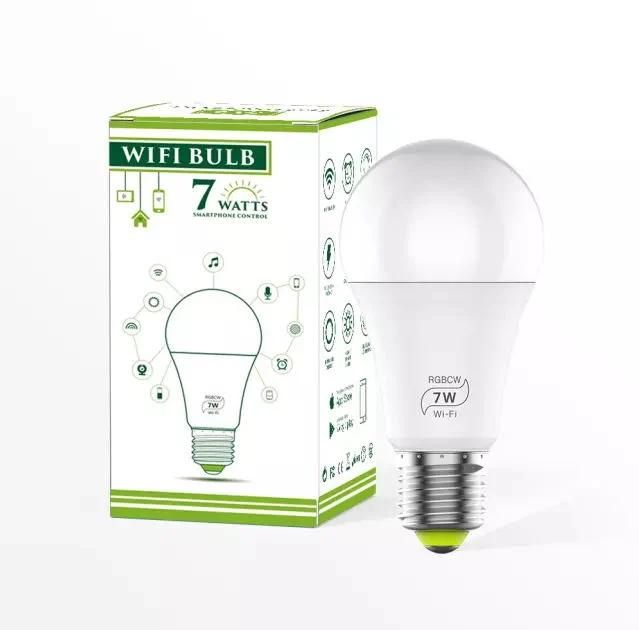 WiFi Smart LED bulb Works with Tuya APP E27