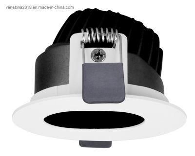 R6254 6W10W 520lm900lm COB Commercial LED Recessed Downlight Fixture Small Round Down Light