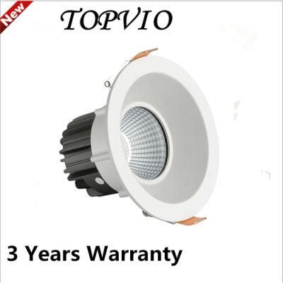 Aluminum Dimmable COB Downlight LED Ceiling Lamp