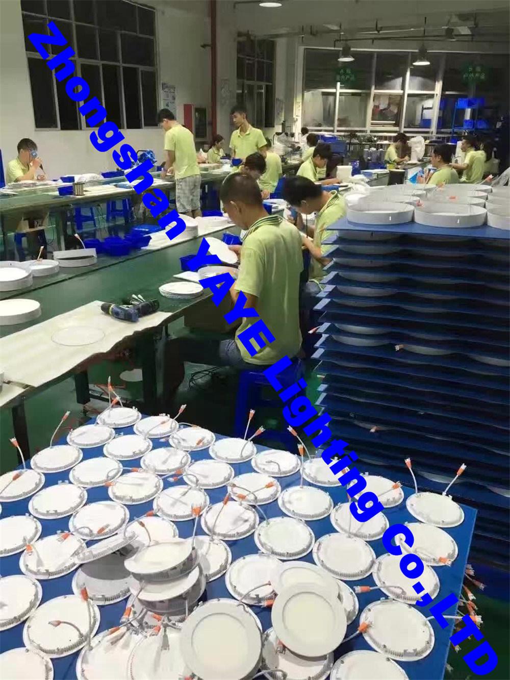 Yaye 18 Hot Sell Ce/RoHS Round 6W Surface Mounted Round LED Panel Light /LED Panel Lamp with 2/3years Warranty