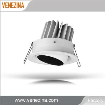 Venezina 6W 15W COB Recessed Adjustable LED Ceiling Light Dimmable Track Light LED Down Light