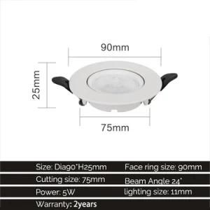 The Spot Lighting Supplies Inc Supply UL Standard Extra-Thin Auminum 10watt Spot Lighting Fixtures