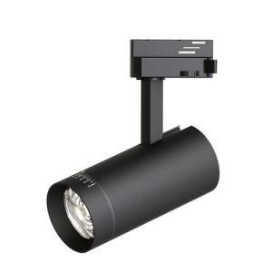 2years/3years/5years Warranty IP20 Round Shade Zoom Light 90lumen/W Good Quanlity 1phase/3phase LED Track Light
