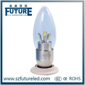 CE RoHS 3W Trigeminal LED Candle Lamp