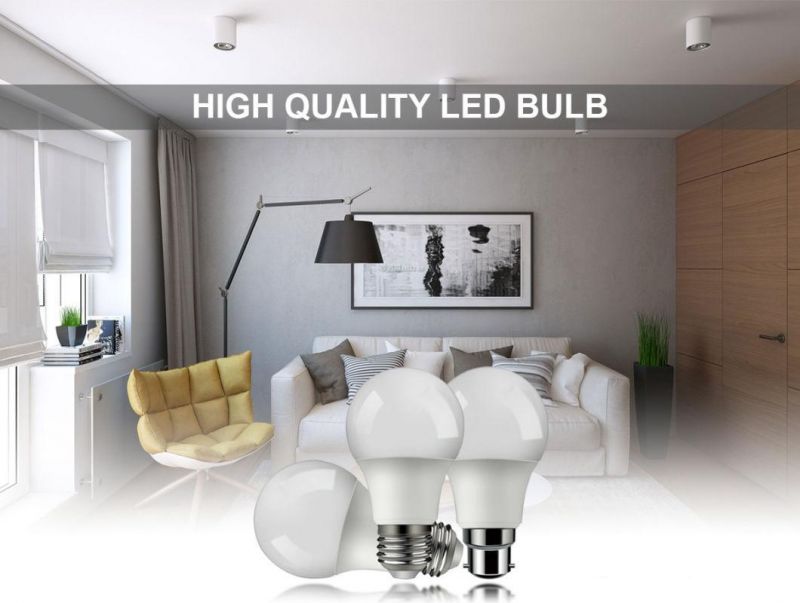 LED Global Bulb CE ERP Approved Energy Saving Lamp A60 5W E27/B22 IP20 LED Bulb Lamp for Indoor Lighting