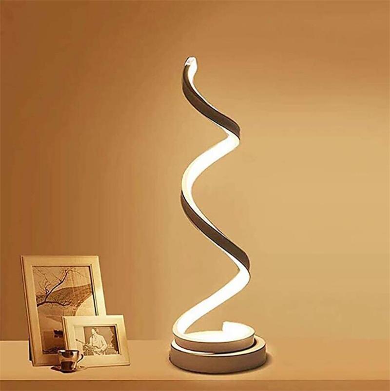 Indoor Thread Light Simple Eye Protection Night Light Aluminum Acrylic LED Desk Lamp