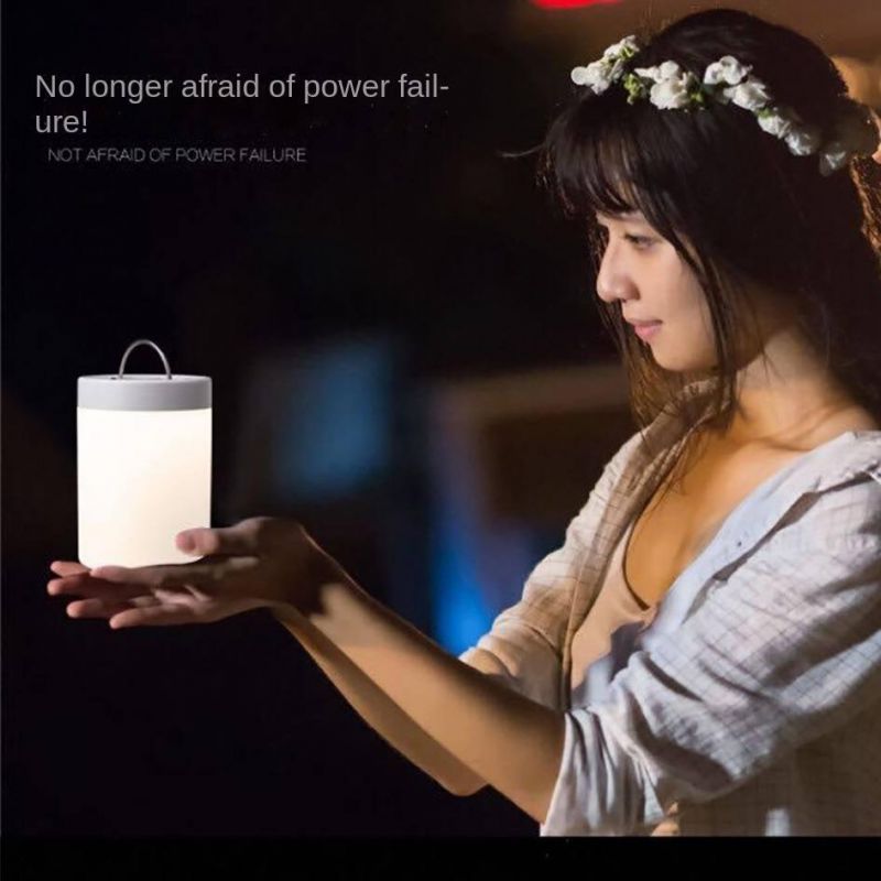 LED Touch Control Induction Dimmer Lamp Smart Dimmable RGB Color Change Rechargeable Bedside Night Light