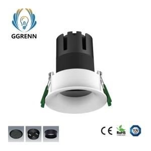 Ce TUV SAA Approved Commercial Round White 6W LED Recessed Spotlight for Hotel