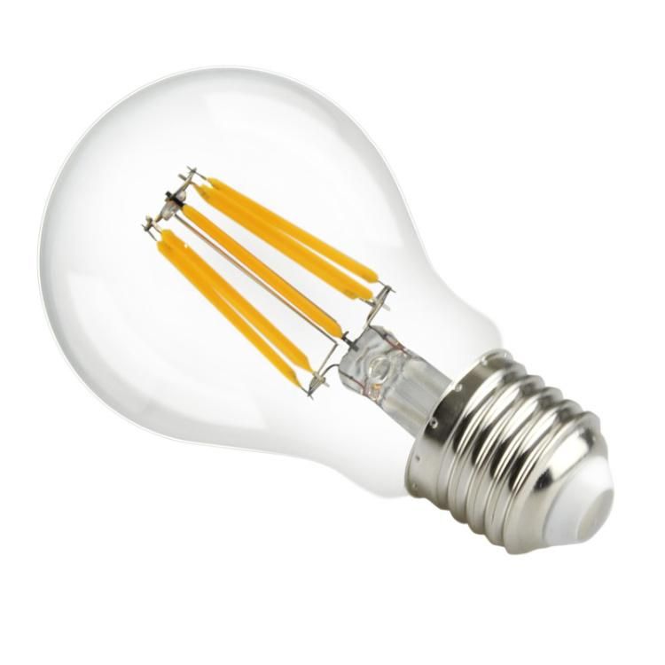 LED Filament Bulb A19 C35 G45 A60 G80 G95 E27/B22 4W 6W 8W LED Candle Bulb Clear